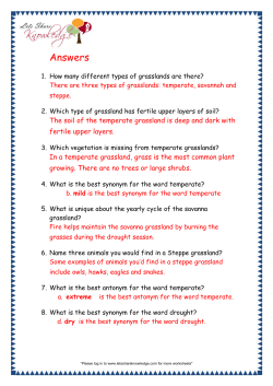 Answers Worksheet - Lets Share Knowledge