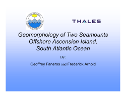 Geomorphology - Fugro Pelagos