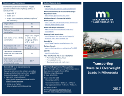 Oversize/Overweight Trucking in Minnesota