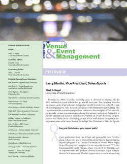 INTERVIEW: Larry Martin, Vice President, Sales