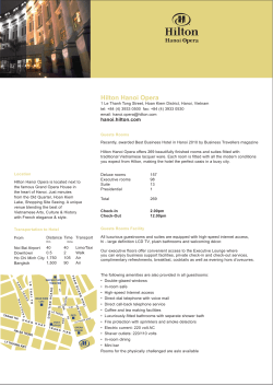 Hilton Hanoi Opera