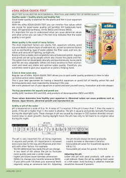 eSHa AQUA-QUICK-TEST - eSHa Aquarium Products