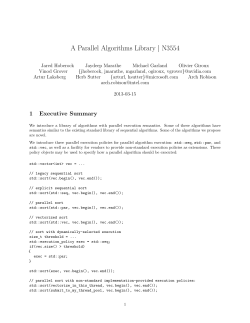 A Parallel Algorithms Library | N3554 - open-std