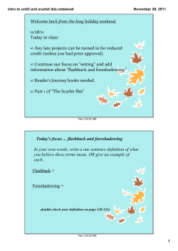 intro to unit2 and scarlet ibis.notebook