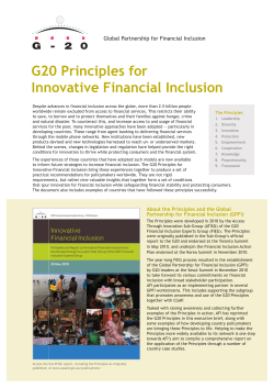 afi G20 principles