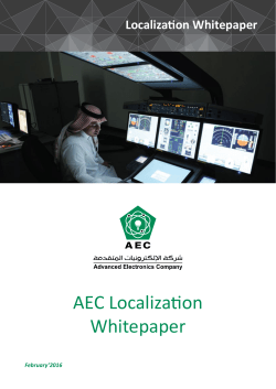 AEC Localization Whitepaper - Advanced Electronics Company