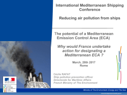 International Mediterranean Shipping Conference Reducing air