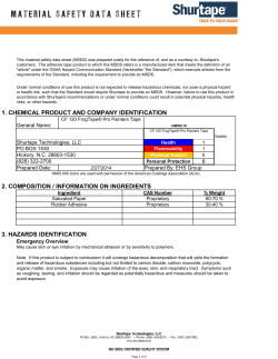 1. CHEMICAL PRODUCT AND COMPANY