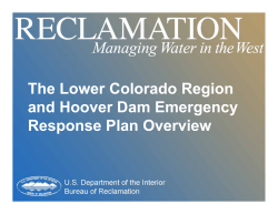 The Lower Colorado Region and Hoover Dam