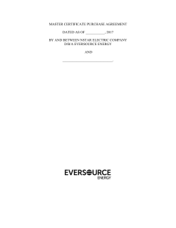 master certificate purchase agreement