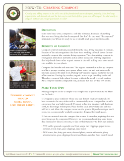 Creating Compost - Grow Pittsburgh