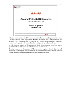 Ground Potential Differences - TI E2E Community