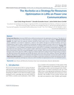 The Nucleolus as a Strategy for Resources Optimization in LANs on