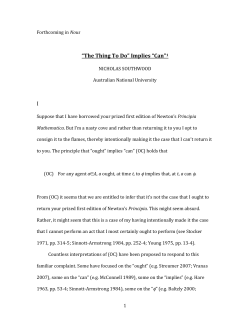 Southwood_"The Thing To Do" Implies "Can