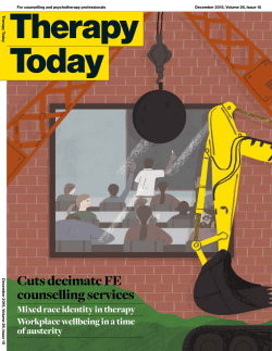 Cuts decimate FE counselling services