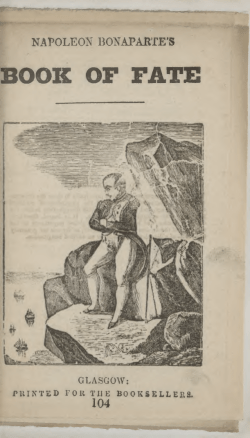 NAPOLEON BONAPARTE`S BOOK OF FATE GLASGOW: PRINTED