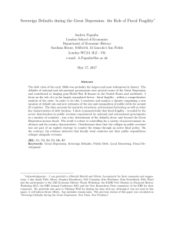 Sovereign Defaults during the Great Depression: New Data