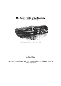 The lighter side of Willoughby - Willoughby Council