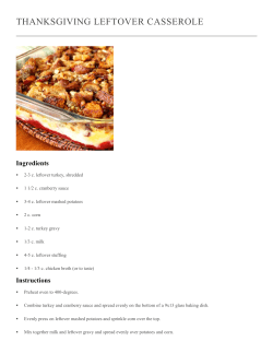 thanksgiving leftover casserole