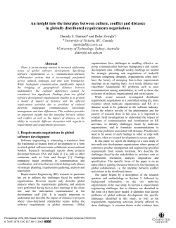 An Insight into the Interplay Between Culture, Conflict