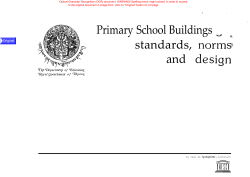 I Primary School Buildings standards, and - UNESDOC