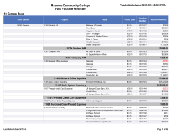 Cadenza Document - Macomb Community College