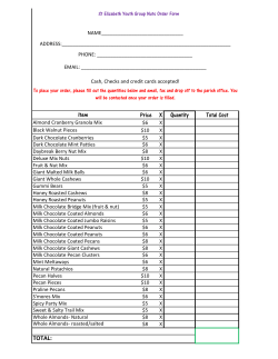 Item Price X Quantity Total Cost TOTAL: