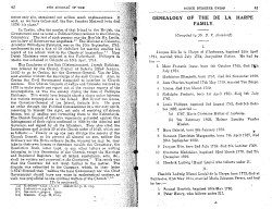 JDBU 1940 Vol 30 No 2 p43-54 &ndash; de la Harpe Ancestry