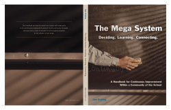 A Handbook for Continuous Improvement Within a Community of the