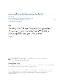 Spoiling Movi`s River - Digital Commons @ American University