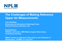 The Challenges of Making Reference Upper Air Measurements