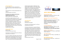 2013-2014 Season 2014 Season