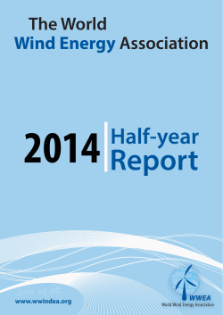 2014 Half-year - World Wind Energy Association