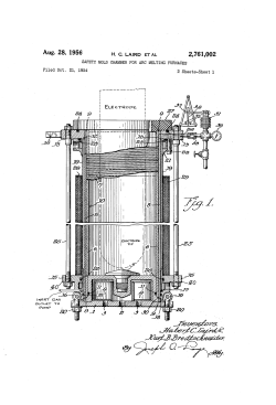 Safety mold chamber for arc melting furnaces