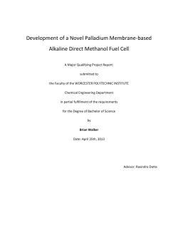 Development of a Novel Palladium Membrane