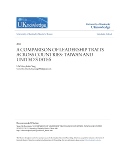 a comparison of leadership traits across countries