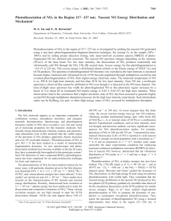 Photodissociation of NO2 in the Region 217&minus;237 nm: Nascent NO