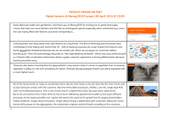 Fintech: Friend or Foe?