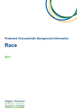 Race - including ethnic and national origins, colour and nationality