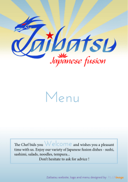 Menu - Zaibatsu