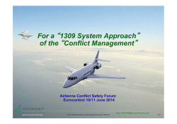 For a 1309 system approach of Conflict Management