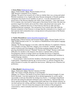 2. Natalya Berenshteyn - ucla russian language program