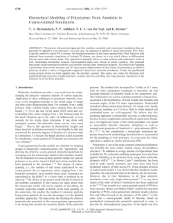 Hierarchical Modeling of Polystyrene: From