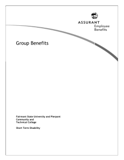 Group Benefits - Fairmont State University