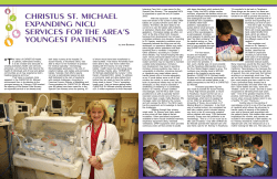CHRISTUS ST. MICHAEL EXPANDING NICU