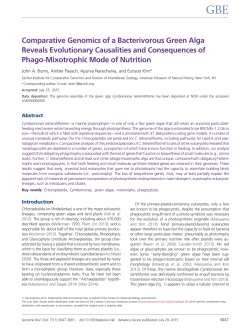 GBE - Genome Biology and Evolution