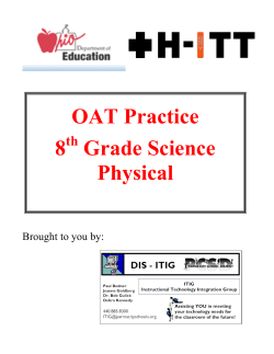 Physical Science - Parma City School District