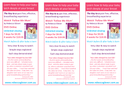 Learn how to help your baby latch deeply at your breast Learn how