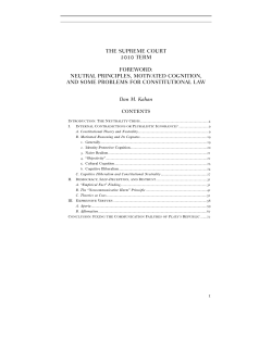 2010 TERM - Harvard Law Review