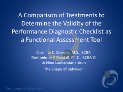 Comparison of Treatments
